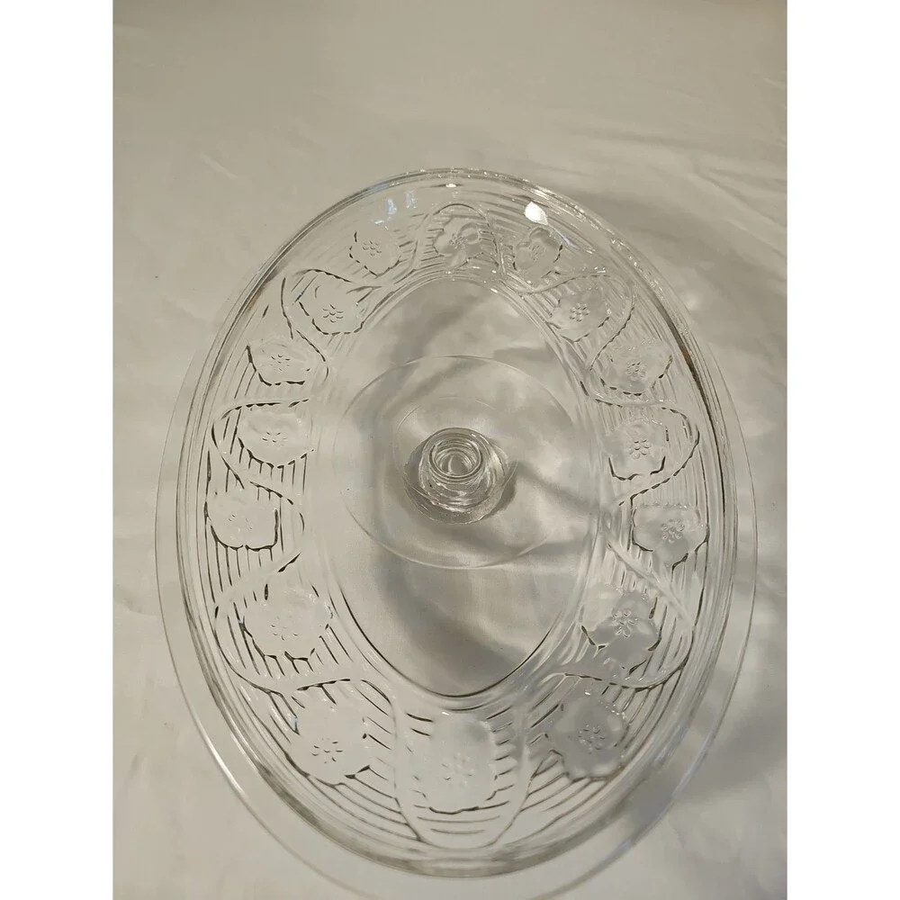 Vintage Anchor Hocking Avalon Patter replacement Lid 2 qt